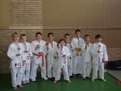 Aylwin Judo Club Players with their medals